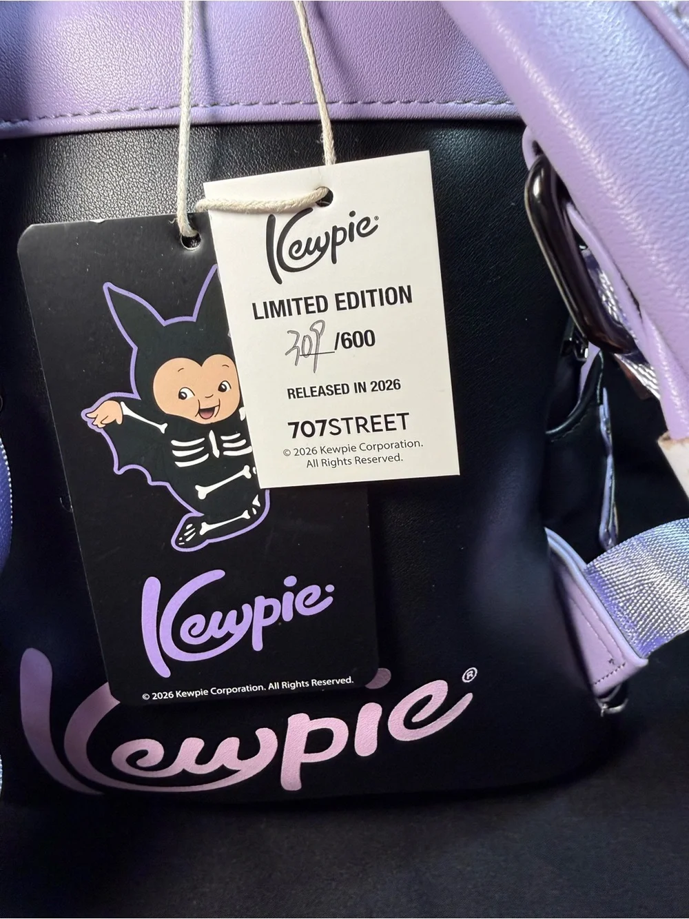 707 Street Exclusive Kewpie Bat/Friends mini backpack-Highly colkectible 309/600